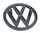 VW-Zeichen auf Fronthaube für Käfer 1600 i und Ultima - Ø 70 mm - schwarz