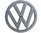 VW-Zeichen auf Fronthaube für Käfer 1600 i und Ultima - Ø 70 mm - schwarz
