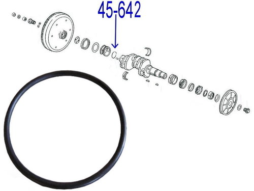O-Ring im Schwungrad für Typ4-Motor - Innendurchmesser 60 mm