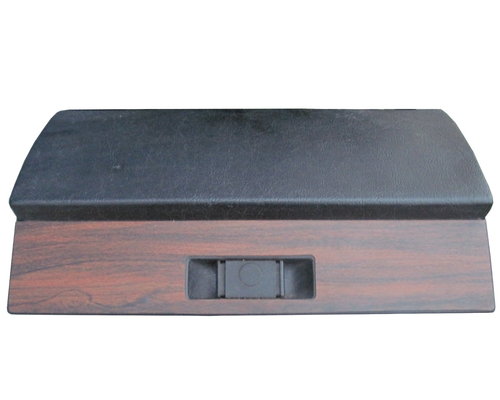 Blende für Handschuhfach Käfer 1303 ab 8/73, schwarz mit Holzoptik - Gebrauchtteil