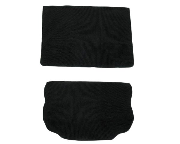 Teppich in schwarz, für Kofferraum von  Käfer 1302, Schlingenware -2-teilig  - -  - Empi-Produkt